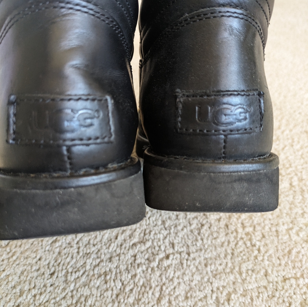 Uggs black leather - Picture 4 of 4